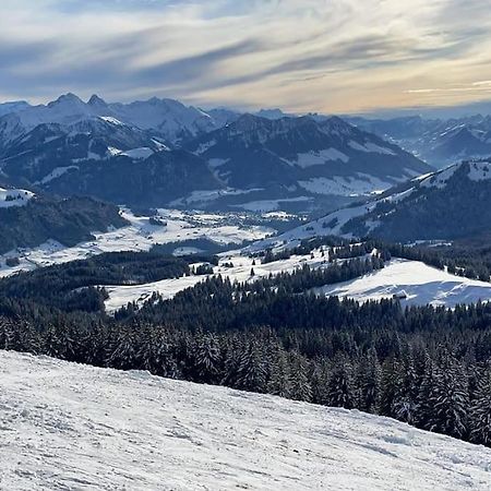 שארמיי Confortable Chalet Avec Magnifique Vue En Gruyere. מראה חיצוני תמונה